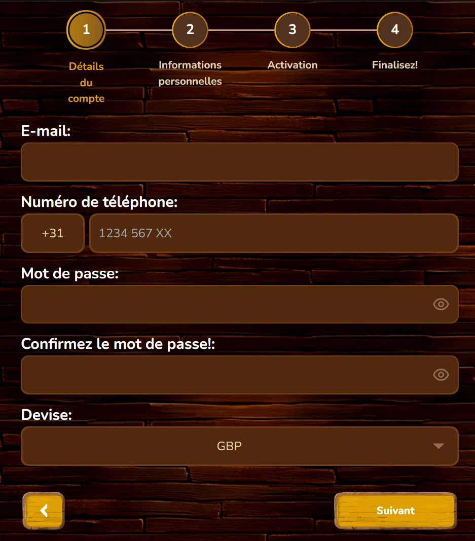 Comment s'inscrire sur Pirate Spins